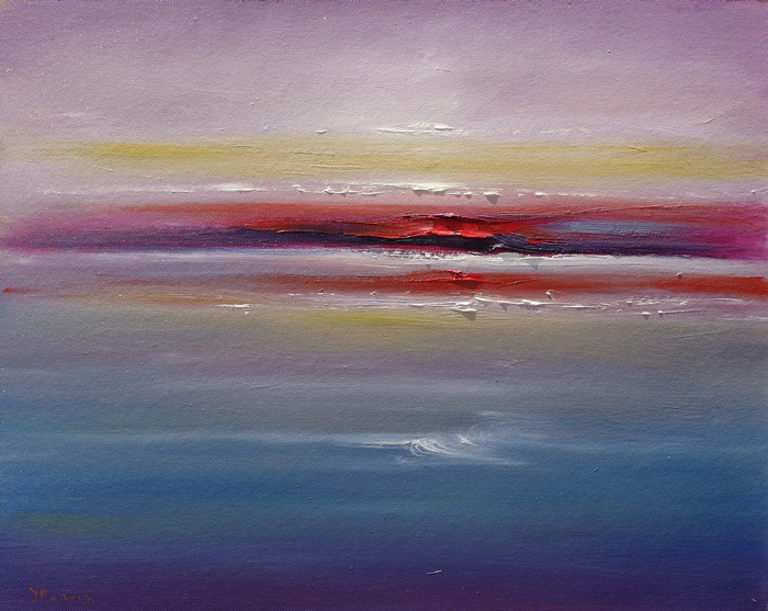 Horizon by the Sea painting - Ioan Popei Horizon by the Sea art painting